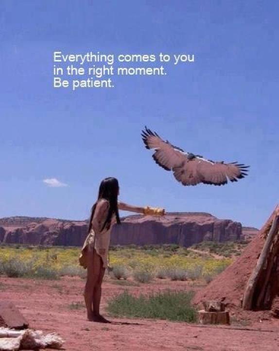 Be patient